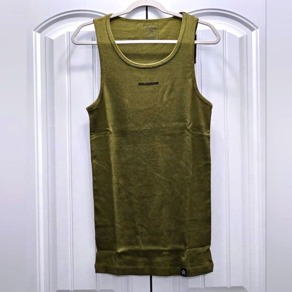 Raw Gear, Mens long tank in army green. NEW, Size Large - Picture 1 of 7